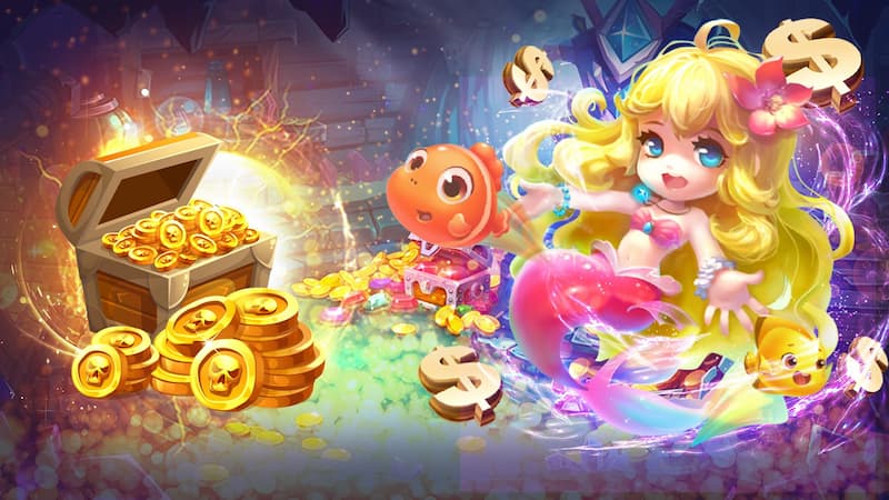 Bắn cá Tiểu Tiên Cá 789Club: Chinh phục biển cả huyền thoại 2 Cùng bắn cá tiểu tiên cá chinh phục đại dương